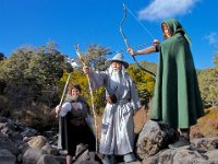 LOTR fans at Gollum's pool : Adam, John Archer, Emma